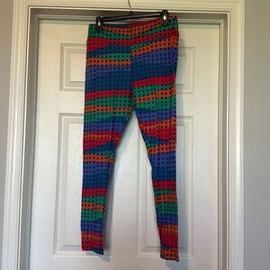 Lularoe Retro Pattern leggings, Tall and Curvy